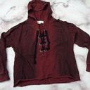 Vintage Havana  women's small burgundy Vintage pullover sweatshirt Photo 0