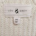 Lou & grey  Chunky Knit V Neck Sweater - Cream - Medium Photo 8