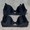 Gap  Body Favorite T-Shirt Bra Lightly Padded Adjustable Straps Black 32C (Set 2) Photo 2