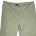 Liz Claiborne Axcess  Women’s Linen Blend Pants Beige Wide Leg Flat Front Photo 2