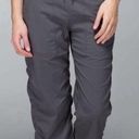 Lululemon  Dance Studio Pant Crop Capri Gray Mid Rise Pull On Photo 0