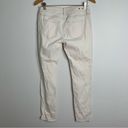 CAbi  Slim Boyfriend White Distressed Denim Size 4 Photo 4