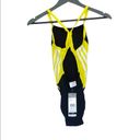 Adidas NWT  Solid Splice Vortex Back One Piece Swimsuit Photo 6