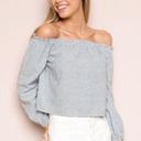 Brandy Melville  off the shoulder crop top S Photo 0