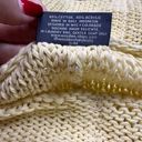 Wooden Ships  Women's Yellow Knit Pullover Sweater S/M Photo 6