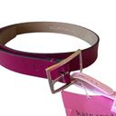 Kate Spade NWT  32 mm Pink leather belt in pomegranate juice size Small Photo 1