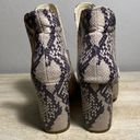 Steve Madden  “Rookie” 8.5 grey faux snakeskin ankle boogie. Slip on. 3.5 heal Photo 4