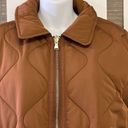 Isaac Mizrahi  Live! Reversible Quilted Barn Cognac Jacket- Small Photo 3