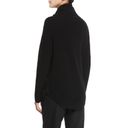 Vince  Black Ribbed Knit Turtleneck Side Zip Small Photo 6