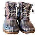 Sperry  Top-Sider Saltwater Duck Rubber Boots Quilted Top Womens Size 9 STS93027 Photo 0