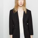 The Row  Black Stretch Virgin Wool Schoolboy Blazer Womens Size 6 Photo 10