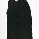  Super Cashmere Lightweight Knit Button Front Cardigan Sweater Black	$450.00	480	Sweaters	Cardigans	Michael Kors Collection																				 Photo 0