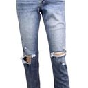 KanCan USA KANCAN High Rise Straight Leg Distressed Blue Wash Casual Streetwear Normcore 25 Photo 5