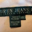 Krass&co Lauren Jeans  Lauren Ralph Lauren Denim Jacket Bashful Pink Trucker Vintage 2X Photo 1