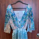 City Chic NEW  Istanbul Rhinestone Luxe Blue Maxi Dress Size 14 Photo 4