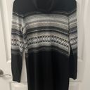 Loft Size XS Long Sleeve Black Turtle Neck Sweater Dress Photo 1