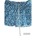 Abound  Blue/White Floral Drop Waist Miniskirt, XL Photo 4