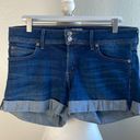 Hudson Jeans Hudson - Croxley Mid-Thigh Jean Shorts in Icon Photo 3