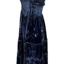 Hill House Size S The Ellie Nap Dress Navy Velvet Midi Tiered Smocked Bodice NEW Photo 7