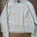 Nike Cropped Crew Neck Gray Size XS Photo 0