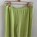 Daisy Dippin 's Green Elastic Waist Pull Wide Leg Crop Green XS Photo 3