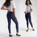 Betabrand  Navy Blue Classic Skinny Leg Yoga Dress Pants Women's Size Small Photo 1