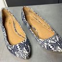 mix no. 6  Vantage Pointed Toe Skimmer Flats Ballet Shoes Folklore Fabric Print Photo 0