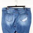 Lane Bryant  High Rise Colorblock Distressed Denim Cari Jeans, Size 22 Photo 6