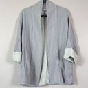 Wilfred Aritzia  Lenglen Open Front Textured Jacket Blazer Kimono Photo 2