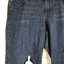 J.Jill  Denim Women Jeans Sz 18 Slim Leg Authentic Fit Dark Wash Stretch Mid Rise Photo 2