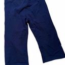 Ralph Lauren L-RL navy wide leg size large capri leggings. Photo 2