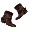 The Sak  Women's Harper Leather Boho Ankle Boot Bootie Brown Size 8 Photo 5