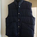 JC Penny  quilted vest blue color size large Photo 0