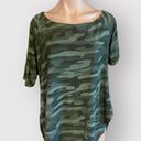 Torrid Plus Size 2X Super Soft Knit Green Camo Tee Photo 0