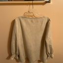 Tuckernuck  Faux Suede Easton Swing Blouse in Tan Photo 3