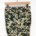 Pilcro  High Rise Skinny Camo Corduroy Pants Button Fly Green Size 27 Photo 5