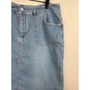 Ralph Lauren Vintage  Denim Skirt 14 Classic Boho Photo 2