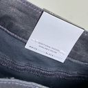 White House | Black Market WHBM Dark Grey Foil Metallic Silver Mid Rise Skinny Ankle Jean Size 12 Photo 8