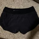 Lululemon Black Speed Up Shorts 2.5” Photo 1