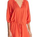 Vix Paula Hermanny  Sara Pinched Pleats Drawstring Waist Caftan Swim Cover Up M Photo 0