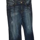 Seven7  Mid Rise Flare Leg Light Distressing Wiskering Denim Jeans Womens Blue 12 Photo 2