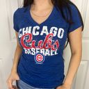 Campus Lifestyle Chicago Cubs Merch Womens V Neck Tee Photo 0