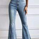 Flare Leg Jeans Blue Size M Photo 0