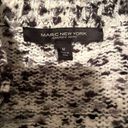 Andrew Marc Marc New York  Confetti Cardigan Black White Button Women’s Medium M Photo 8