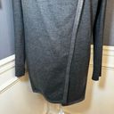 Helmut Lang  Sonar Wool Leather Toggle Cardigan Photo 5