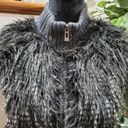 Romeo + Juliet Couture Romeo & Juliet Women Black Faux Fur Sleeveless Full Zip Casual Vest Size S Photo 1