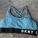 DKNY Blue / Black sports bra with cross back ( M ) Photo 0