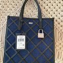 DKNY Maze denim mini Tote crossbody Handbag new with tags. Photo 0