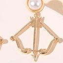 Bow and arrow Pearl  earrings 🌟​​​​​​​​​​​​​​​​​ Photo 3