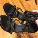 L.A.M.B. Gwen Stefani Rope Woven Sandals Rave Stilettos Pumps Sz 6 Photo 6